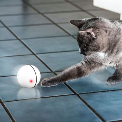 Creative Cat Toys Interactive Automatic Rolling Ball for Dogs As Seen on TV Smart LED Flash Cat Toys Electronic Dog Toys kitten