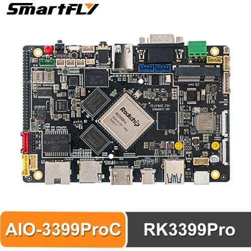 Smartfly Firefly AIO-3399ProC RK3399Pro Single Board Computer for Aiot Cortex-A72 Cortex-A53 LPDDR3 Linux+QT/Android/Ubuntu sbc
