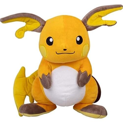 Original Pokemon series Raichu Plush Toy Swire armor stuffed Toys A birthday present for Child