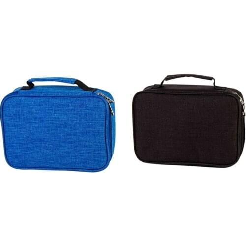 2Pcs School Pencil Cases For Girls Boy Pencilcase 72 Holes Pen Box Penalty Multifunction Storage Bag Case Pouch Stationery Kit