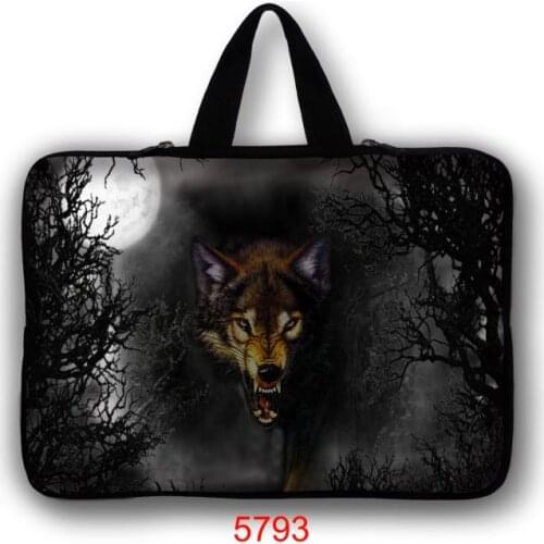 Wolf Sleeve Bag Laptop 13.3 14 15.4 Inch Notebook Case for Macbook Pro 13 Waterproof Laptop Cover For hp acer Lenovo Xiaomi