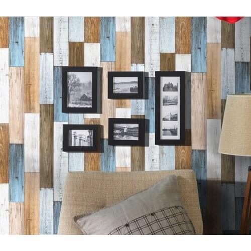 Waterproof Self Adhesive Wallpaper Vinyl Contact Paper Wood Wallpaper For Bedroom Wardrobe Sticker Furniture Home Improvement