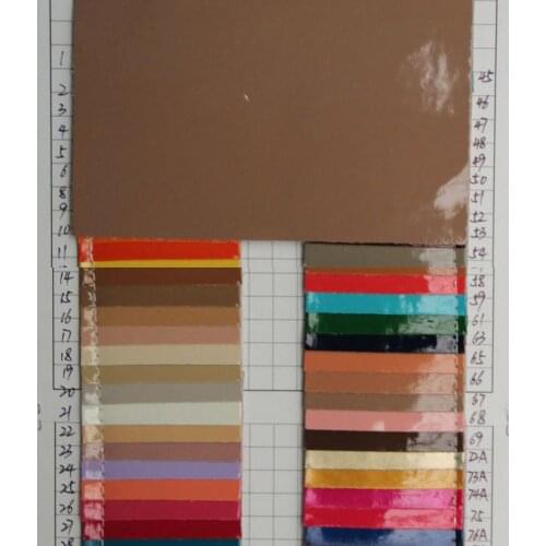 High - quality glossy patent leather thin synthetic PVC leather fabric for Bags, gloves, shoes, belts, furniture