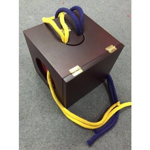 High Quality Dean Box (Dean Dill),Linking Rope and Ring Box,Magic Tricks,Stage,Gimmick,Illusion,Classic Magia,Toys