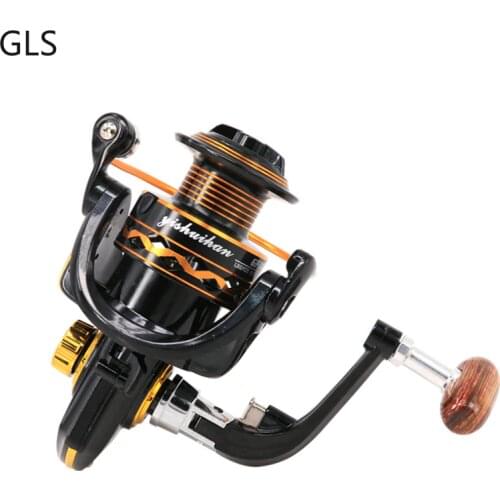 5.0:1/4.7:1 High-speed Carp Spinning Wheels GF 1000-7000 Aluminum Alloy Spool Left/Right Hand Interchangeable Fishing Reel