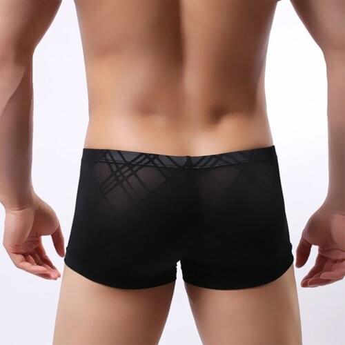 XINAGGENA Men's Transparent Briefs
