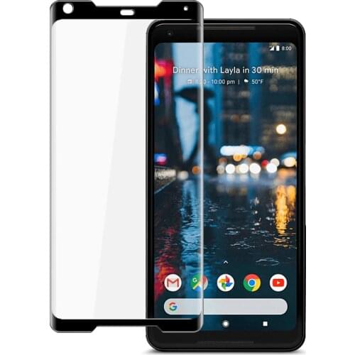 Full Cover Curved Tempered Glass For Google Pixel 2 XL Screen Protector protective film For Google Pixel 2 XL 6 inch glass