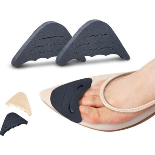 1 Pair Forefoot Insert Pad for Women High Heels Toe Plug Half Sponge Shoes Cushion Feet Filler Insoles Anti-Pain Pads