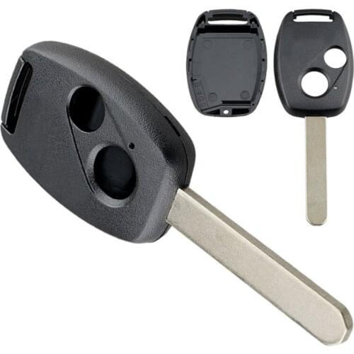 1 Pc 2 Buttons A47 Black Universal Replacement Remote Car Key Case Shell Fob With Uncut Blade Fix Master Fit for Honda Car
