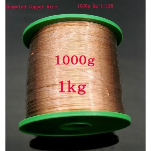 1000g Qa-1-155 polyurethane Enameled Copper Wire Magnet Wire Magnetic Coil For Making Electromagnet Motor Copper Wire