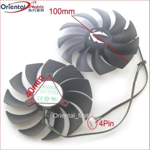 2pcs/lot GAA8S2U 12V 0.45A 100mm For ZOTAC RTX3070 LHR 8GB AMP Holo Graphics Card Cooling Fan