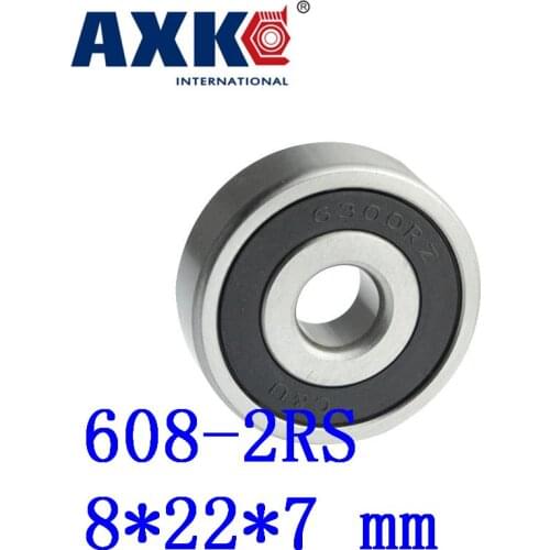 2021 Thrust Bearing 50 Pcs/lot 608-2rs 608rs 608 2rs R-2280hh 8*22*7 Mm High Quality Abec-5 Z3v3 Minideep Groove Ball Bearing