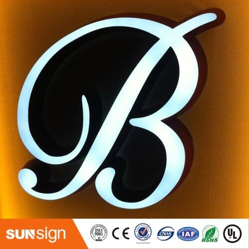 3D Lighting Acrylic Mini LED Channel Letter light Sign