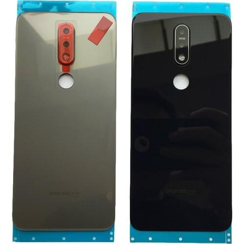 5.84'' For Nokia 7.1 TA-1100 TA-1096 TA-1095 TA-1085 TA-1097 Glass Rear Housing Battery Cover With Camera Lens+Logo