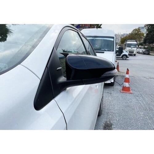 For Toyota Verso Batman Mirror Cover 2014 2015 2016 2017 Piano Black 2 Pcs. Right-Left