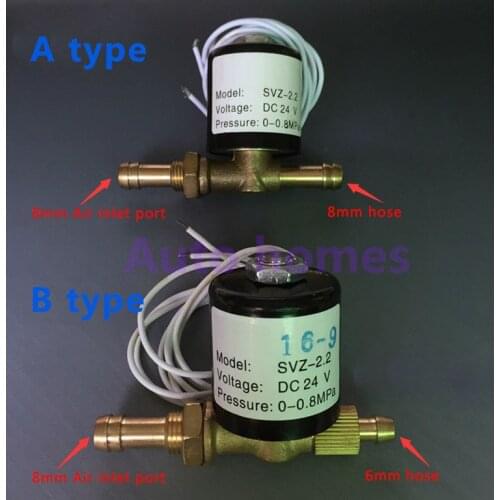 2 position 2 way solenoid valve VZCT argon arc welding machine wire feeding machine SVZ-1.5/2.2/2.5/3.5/5