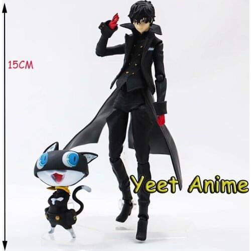 Persona 5 Anime Figure Amamiya Ren 363# PVC Action Figure Persona 5 Morgana 363# Figurine Collection Model Doll Toys Gift 15CM