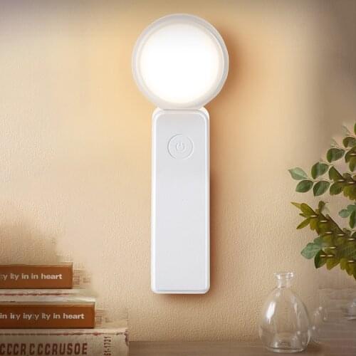 NEW Human Body Induction Night Light LED Wireless Energy-saving Lamp USB Rechargeable Touch Dimming for Room Decor Home Lighting