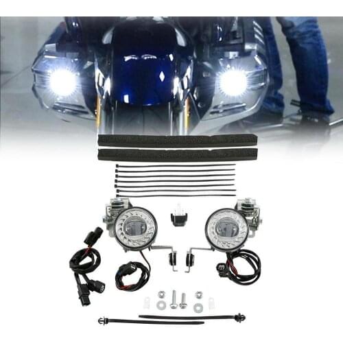 Motorcycle LED Fog Lights Attachment Kit For Honda Goldwing Gold wing GL1800 GL 1800 2018-2020 2019 Replace of 08V70-MKC-A00
