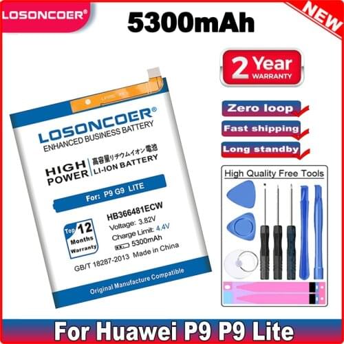 Аккумуляторы для телефонов Huawei P20 lite LOSONCOER China At AliExpress
