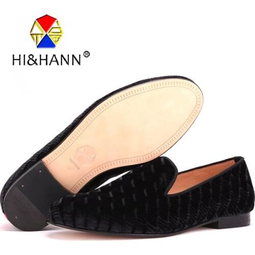 2018 New arrival luxurious Handmade men velvet shoes with BV design visual Weaving party and prom men dress shoes males loafers