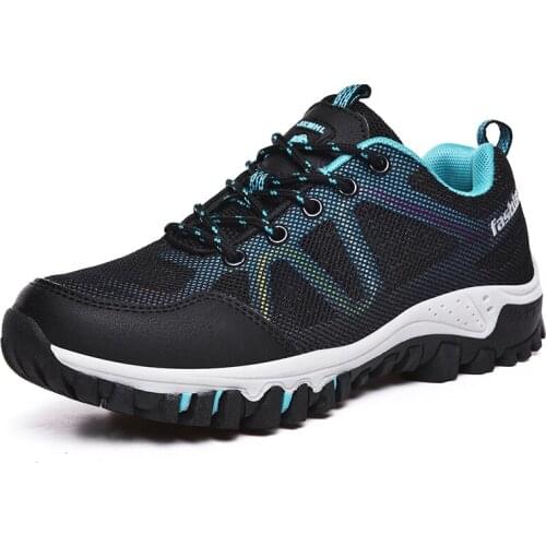 Men Hiking Shoes Outdoor Breathable Trekking Shoes for Men Non-slip Climbing Camping Sneakers Man Rubber Sole Sport Shoes