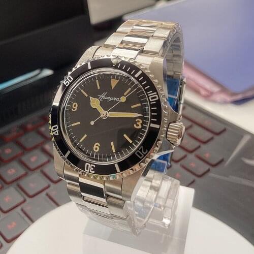 Mens Watch 40mm 316L Stainless Steel Case Aluminum Bezel Luminous Hands AAA High Quality Automatic Mechanical Watch Waterproof