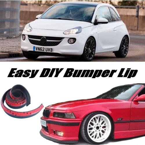 NOVOVISU Bumper Lip Deflector Lips For Vauxhall Adam 2012~2015 Front Spoiler Skirt For Car Tuning Body Kit Strip Splitter