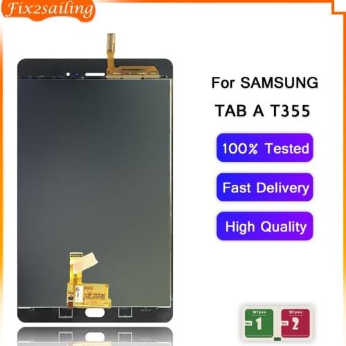 New LCD Display Touch Screen Digitizer Sensors Assembly Panel Replacement For Samsung Galaxy Tab A 8.0 T350 SM-T351 T355