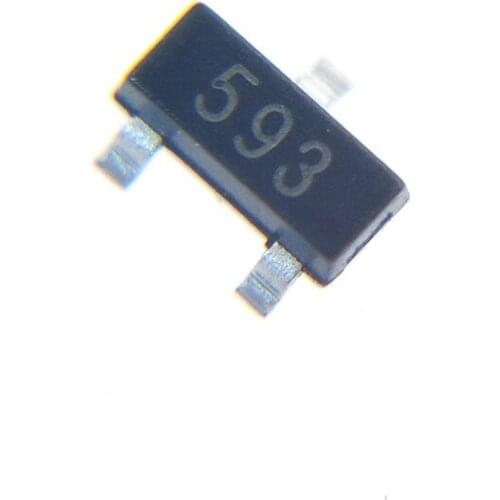 Original (5-500PCS) FMMT593TA Printing 593 SOT23 100V1A new