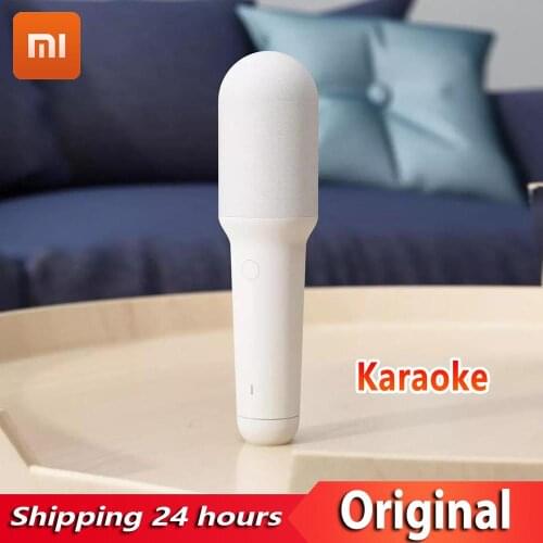 Original XiaoMi YMI Bluetooth Karaoke Microphone Wireless Microphone Professiona Speaker Handheld Player Singing Recorder Mic