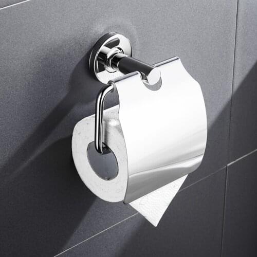Stainless Steel Polished Chrome Toilet Paper Holders Wall Mounted Waterproof Toilet Paper Holder Free Shipping