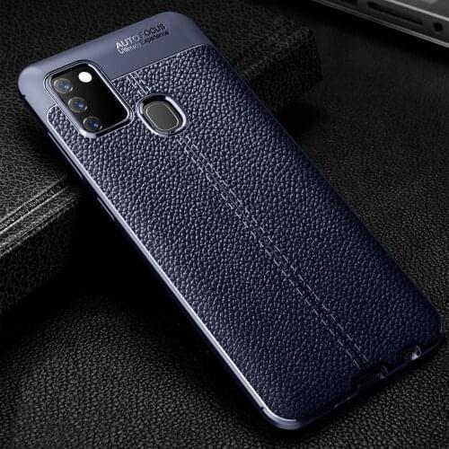 Shockproof Case for Samsung A21S A12 A32 A42 A52 A72 A02S Leather Silicone Phone Cover for Galaxy M31 M21 M30S M51 M31S Coque