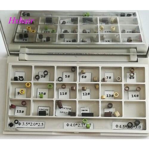 Color Chart of Micro Links Micro Ring beads / Pre-Bonded I-Tip Hair Extension Tools