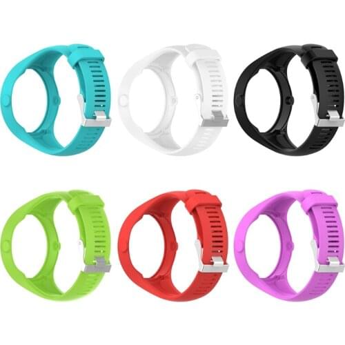 Silicone Watch Band Wristband Bracelet Replacement For Polar M200 GPS Watch
