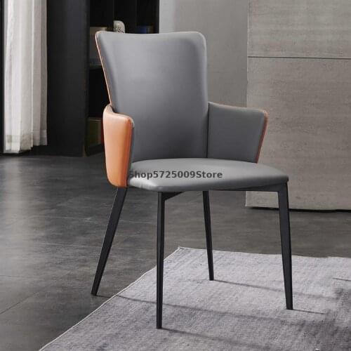 Nordic chair negotiation chair armrest simple modern style household stool dressing table makeup chair light luxury dining chair