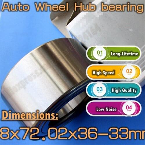 Bargaining Long-Lifetime High speed Car Bearing Auto Wheel Hub bearing DAC38720236/33 38*72.02*36/33 38x72.02x36/33 mm