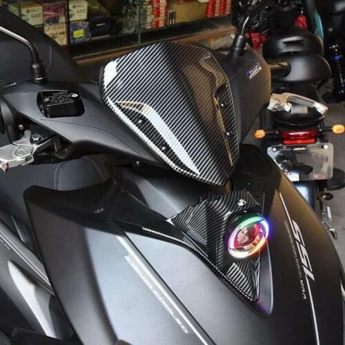 AEROX155 NVX155 17-18 ABS Windshield WindScreen Wind Shield Screen Front Glass Deflectors For Yamaha NVX 155 AEROX 155 2017-2018