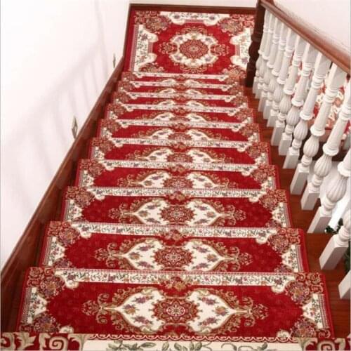 Wellyu High-end stair stepping mat curved custom corner carpet non-slip self-priming household glue-free self-adhesive mats