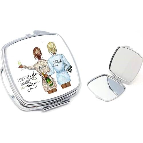 I can't Say I Do Without You Bridesmaid Proposal gift Mirror Wedding engagement bridal shower Bachelorette hen party decoration