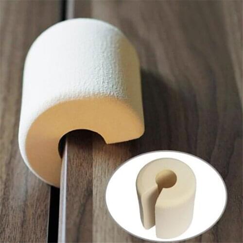 Child Safety Door Card Arc-Shaped Door Clamp Prevents Finger Pinch Injuries Anti-Collision Door Stopper Cylindrical Door Stopper