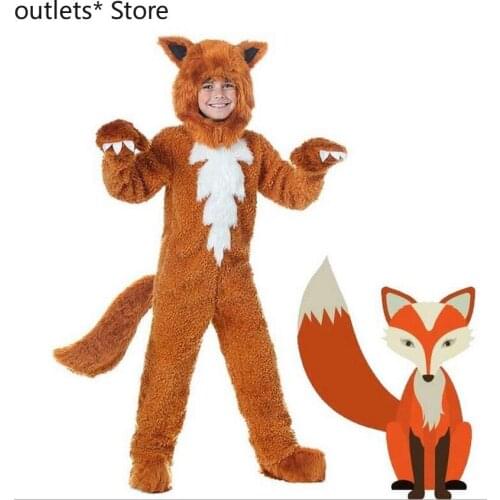 Fox Mascot Costume Suit Cosplay Party Game Fancy Dress Outfits Advertising Promotion Carnival Halloween Xmas Adults Child Parade