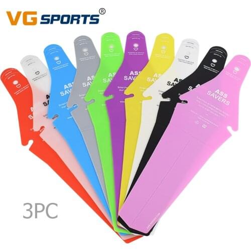 3pcs/lot MTB Road Bike Fender Saddle Mudguard Ass Removable Parts Rear Bicycle Wings Fender Mountain Bike Bicycle Accessories