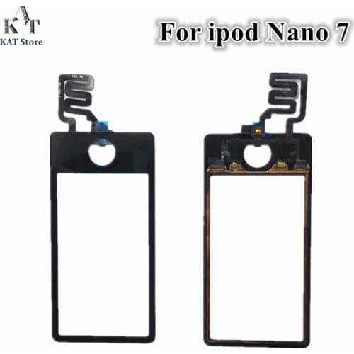 5Pcs Brand new Touch Screen Glass Lens with Digitizer touch panel For iPod Nano 7 7th Gen White or Black Replacement Parts