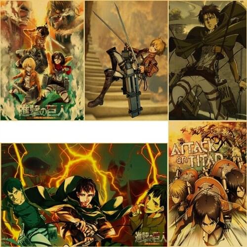 Diamond Painting Cross Stitch Attack on Titan Posters Picture of Rhinestone DIY Diamond Mosaic Diamond Embroidery Home Decor