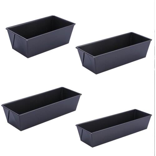 Non-Stick Biscuit Box Toast Baking Pan Bread Cake Box Mold Rectangle Carbon Steel Baking Tray Bakeware Tools