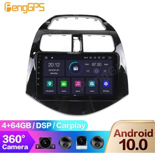 For Chevrolet Spark 2010-2014 Android Radio Multimedia DVD Player 360 Panorama Camera GPS Navigation Car Stereo 2 Din Headunit
