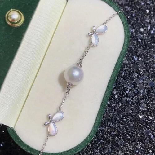 Butterfly 925 Sterling Silver Bracelet Settings Findings Mountings Base Parts Bangle for Crystal Agate Pearls Jade Coral Beads