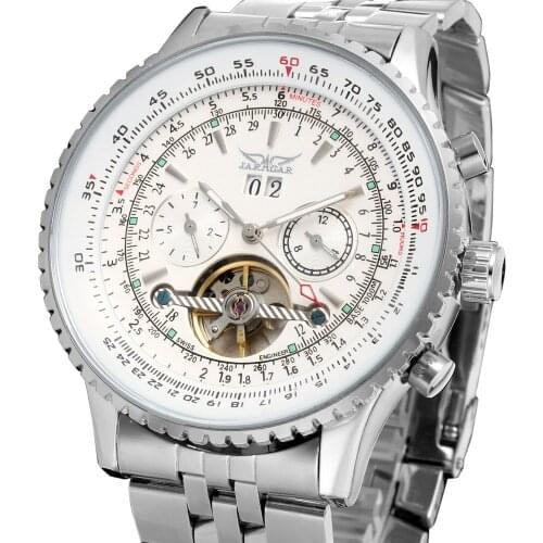 2019 Jaragar Top Brand Mens Watches Luxury Men Military Sport Wristwatch Automatic Mechanical Tourbillon Clock Relogio Masculino