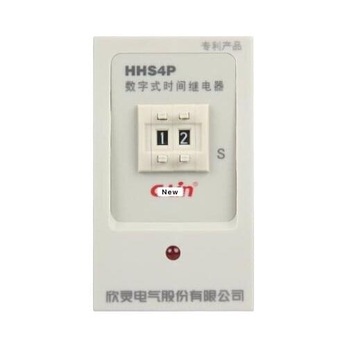 HHS4P digital time relay 1S-99S power-on delay AC380V